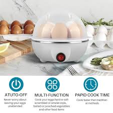 Hyper Gulf™Electric Egg Cooker 7 Eggs Steamer