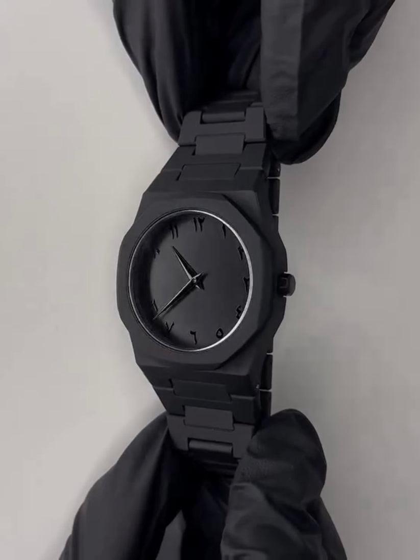 Hyper Gulf™Black Arabic Aura Watch