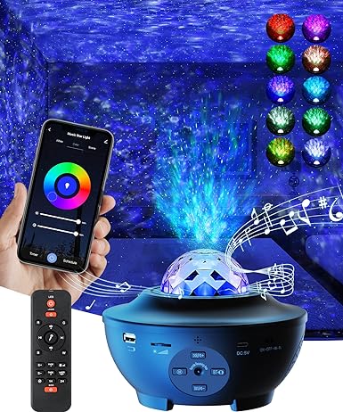 Hyper Gulf™ Galaxy Ocean Light Projector – بروجكتر ضوء المجرة والمحيط
