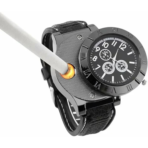 Hyper Gulf™Men's Military USB Lighter Watch