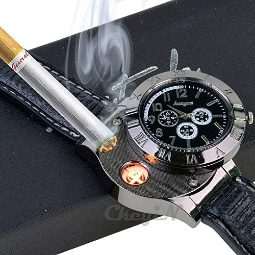 Hyper Gulf™Men's Military USB Lighter Watch