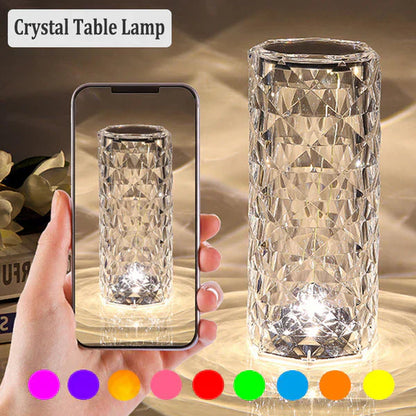 Hyper Gulf™LED Crystal Table Lamp
