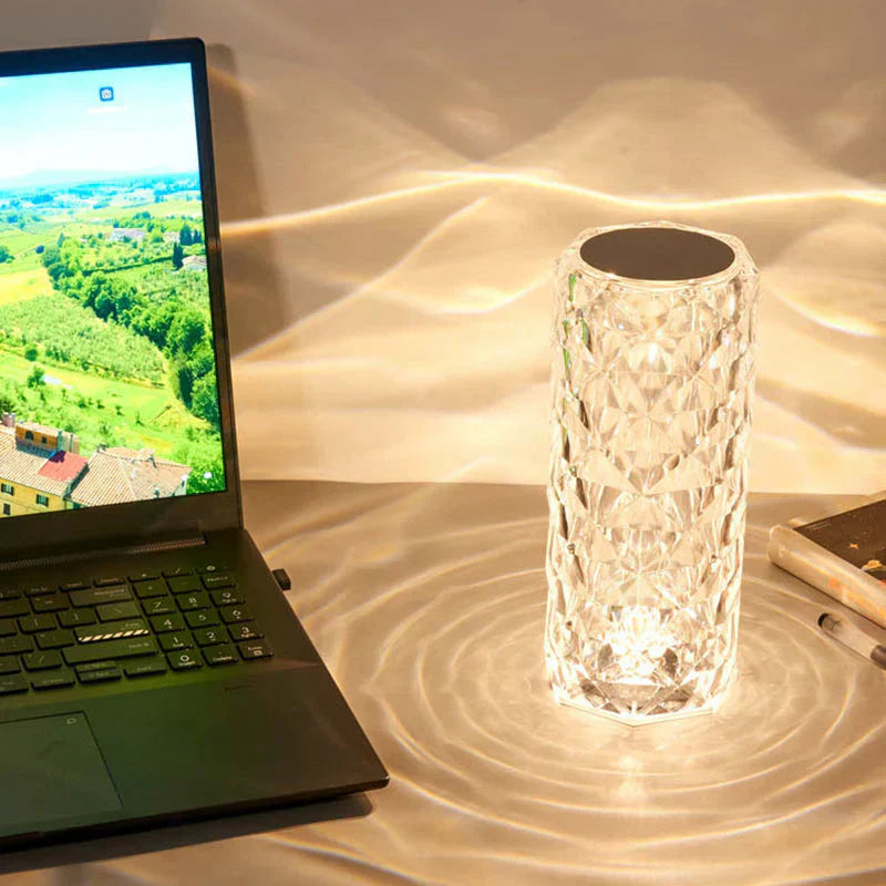 Hyper Gulf™LED Crystal Table Lamp