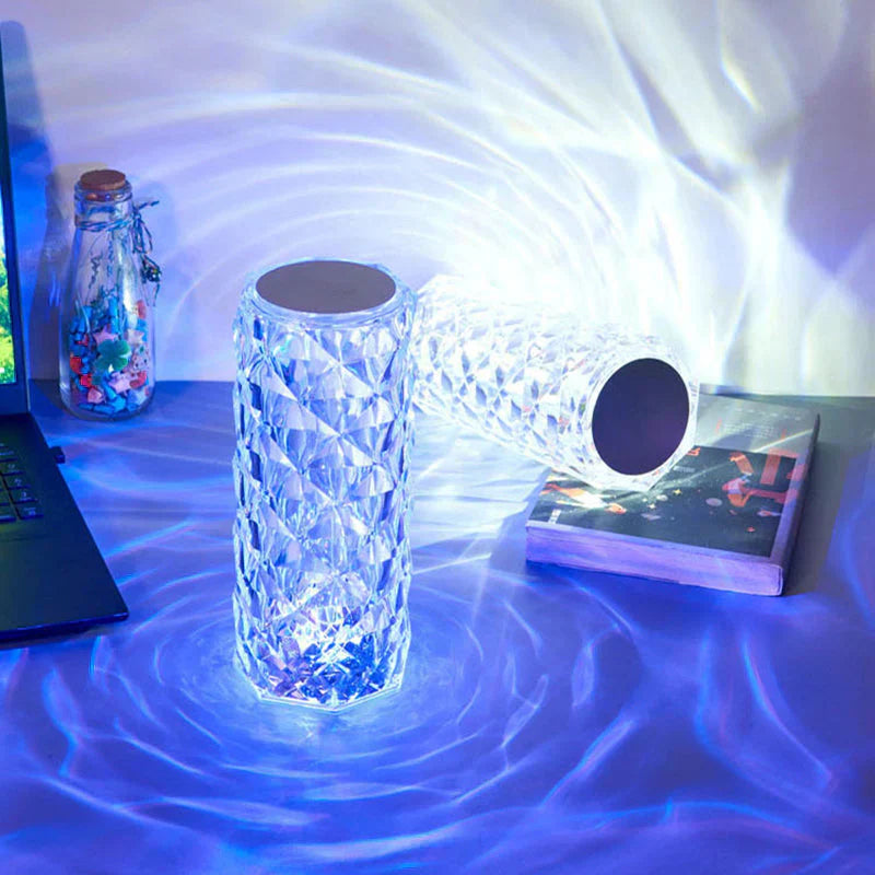 Hyper Gulf™LED Crystal Table Lamp